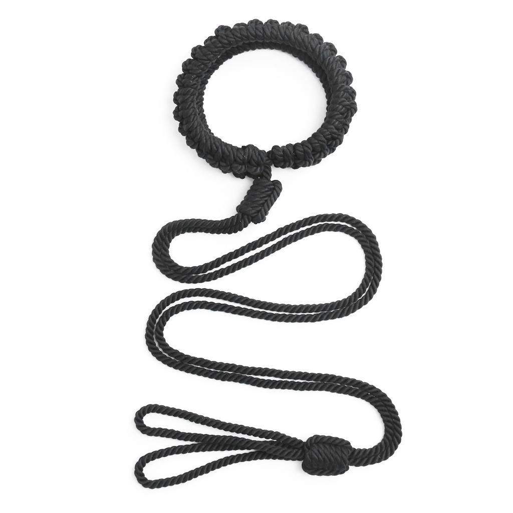 Yumuşak Polyester BDSM Kölelik Halat Köle Kelepçe Ayak Bileği Manşetleri Yaka Sling Kısıtlama Seks Oyuncakları Yetişkin Oyunu Erkek Kadın Seks Mobilya
