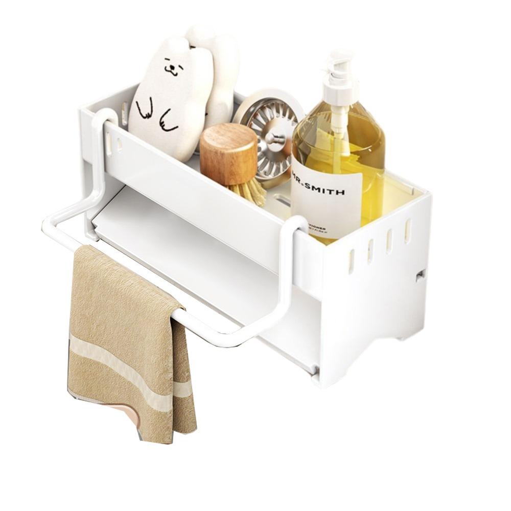 Detachable Kitchen Sink Rack Quick Dry Dishcloth Organizer Sponge Drainer Shelf  Bathroom Use