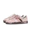 Adidas VL COURT 2.0 Da Vinci, Pink Butterfly Cushioning Low top Skateboard Shoes Unisex Pink Brown HQ1802(TeamM-S-BOX)