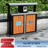 Vintage Outdoor High-End Trash Can for Parks, Hotels, and Antique-Style Communities