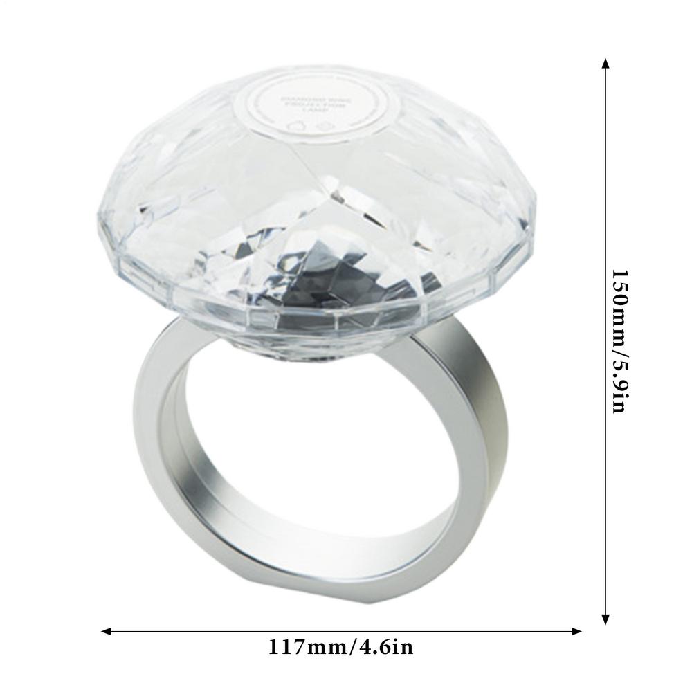 

Creative gift atmosphere light night light three levels of color temperature adjustable romantic projector atmosphere light