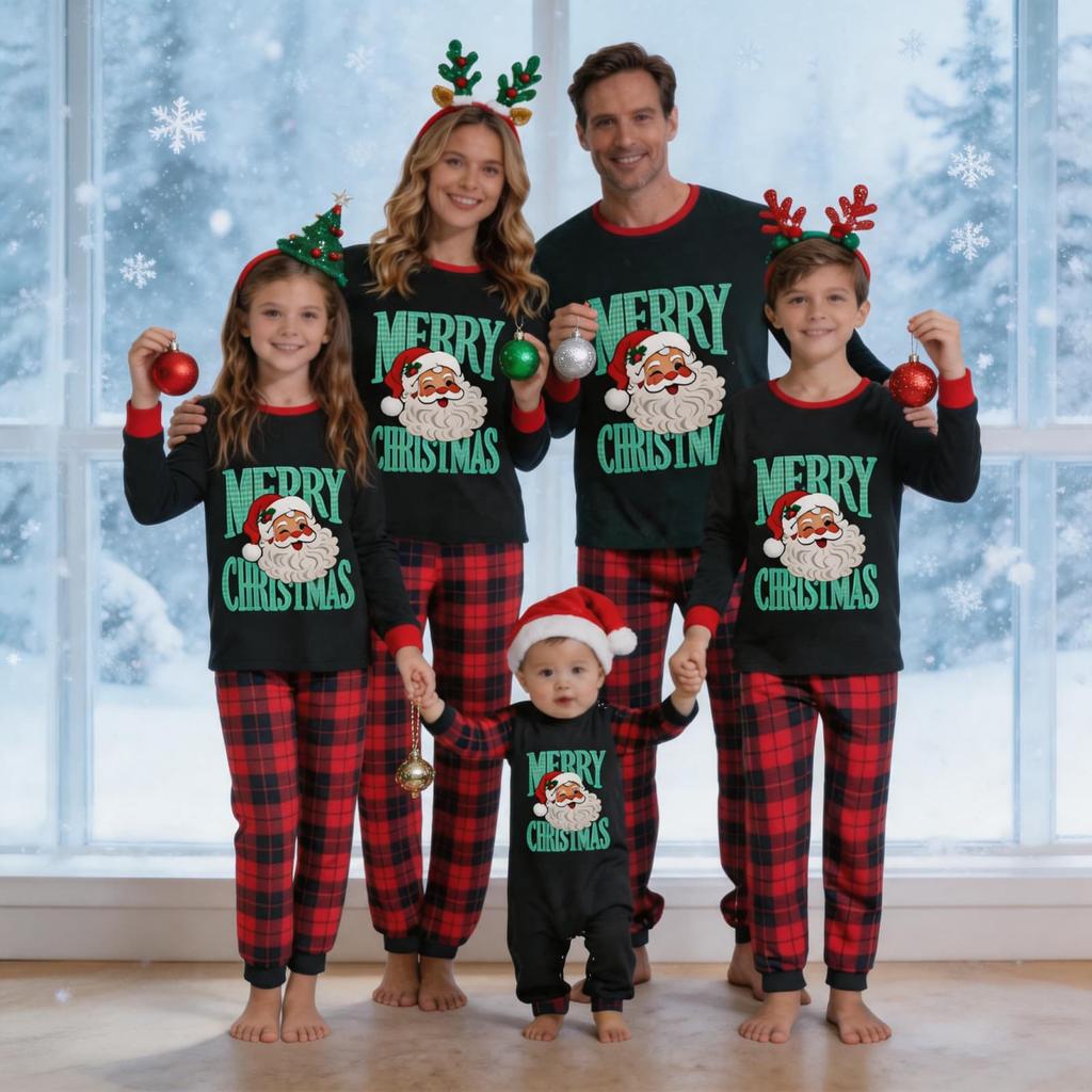 Eltern-Kind-Outfit, Abgestimmtes Familien-Matching-Kleidungsset für den Alltag