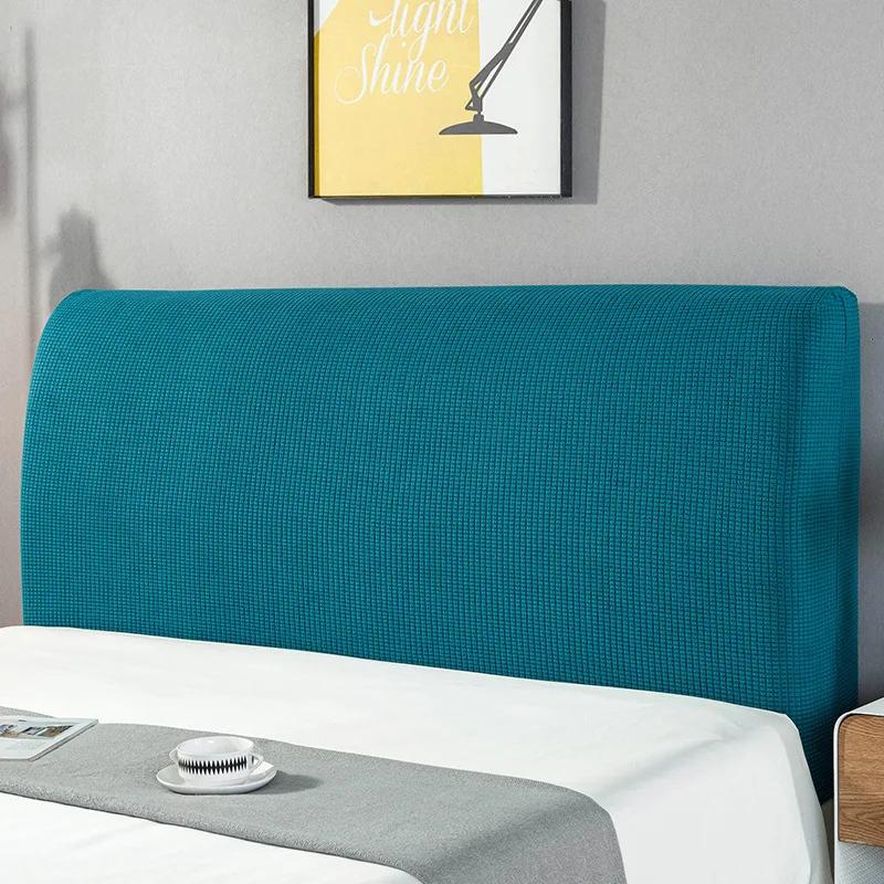 Funda para cabecero Cubiertas para cabecero de cama Cubierta de cama elástica engrosada Protección trasera Cubierta antipolvo para habitación de hotel en casa