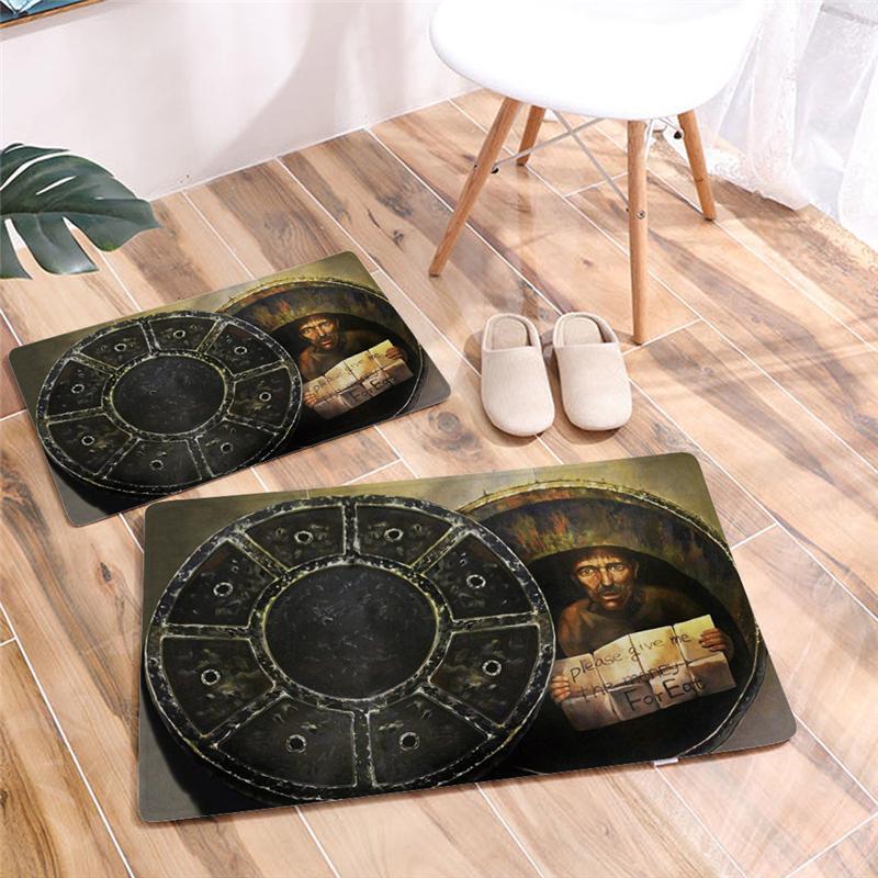 Buy 3D Scenery Dolphin Doormat Ghost Well Cover Drawbridge Carpet ...