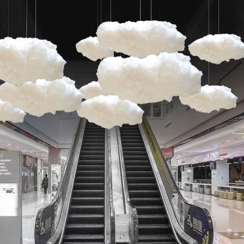 

Cotton Cloud Ceiling Decoration for Living Rooms, Bedrooms, and Weddings 3D Cloud 15x15x15cm