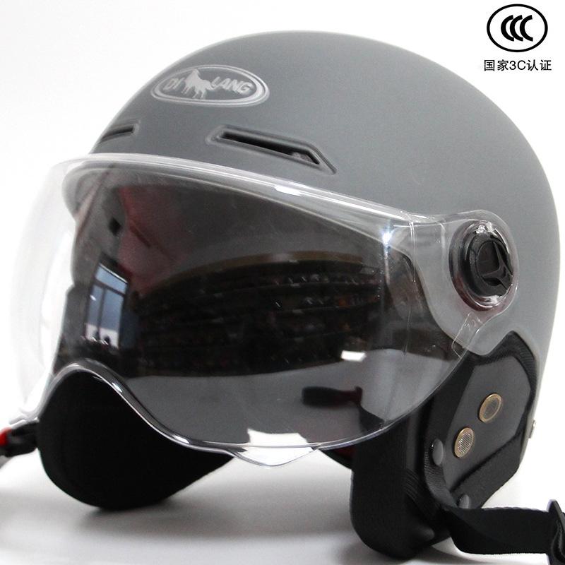 Шлем для электромобиля 3C сертифицированный мужской и женский всесезонный универсальный полушлем высококачественный мотоциклетный шлем