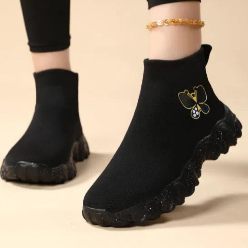 Fashion Fashion Sports Shoes Child Children Girl Breathable Socks Shoes Women a Pedal Platform Leisure Sports Parent Child Style