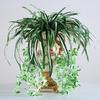 65cm Artificial Flowers Plants Wall Hanging Chlorophytum Potted Green Plant Fake Simulation Flower