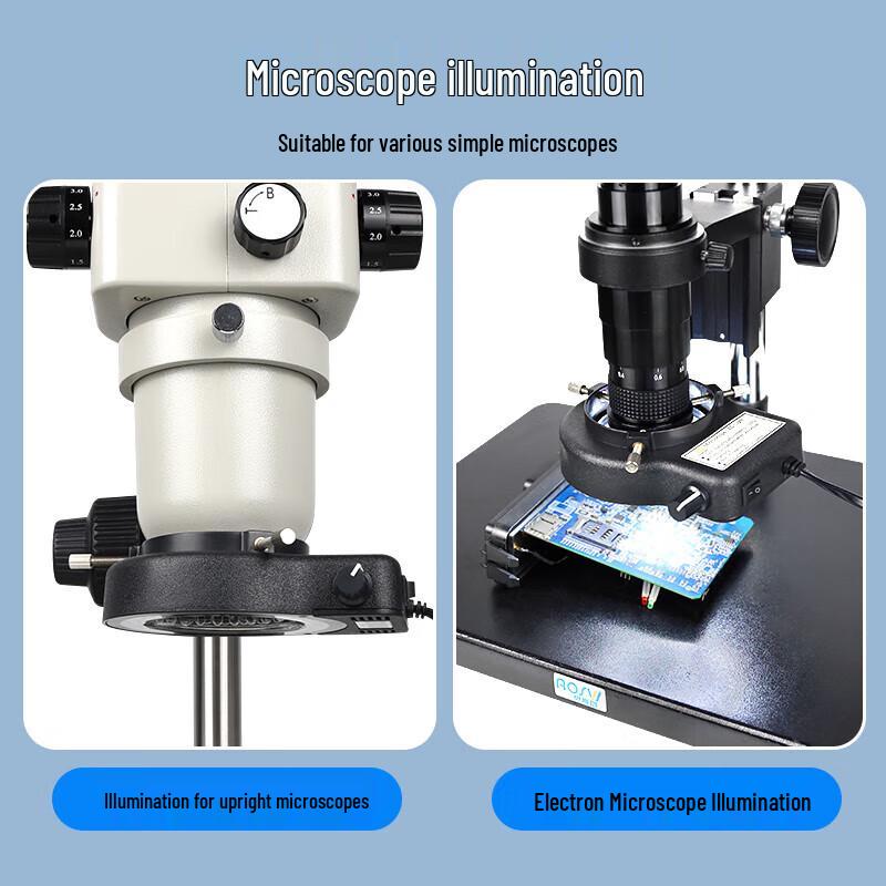 AOSVI Průmyslové LED kruhové světlo pro stereo mikroskopy