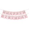 18th Birthday Pink Party Set: Plates, Cups, Napkins, Cutlery, Flags.