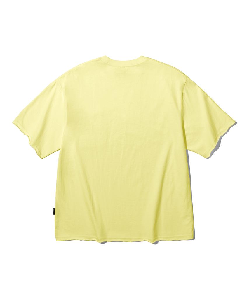 URBANSTOFF Cut-Off Crop Box Tee (Lemon)