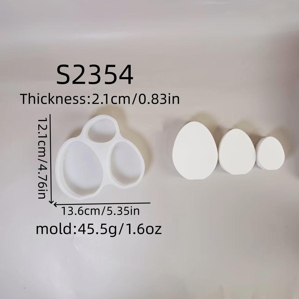 

Epoxy Resin Mold for Easter Eggs - Durable & Easy-to-Clean,Perfect for Candle Making, Home Decor, and Crafts, Easter Decorations