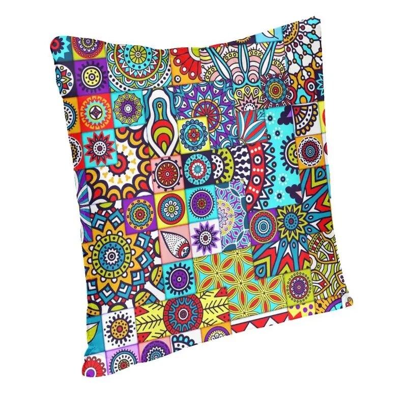 Decorat Fata de Perna Sufragerie African Etnic Geometric Floral Husa de Perna Model Colorat