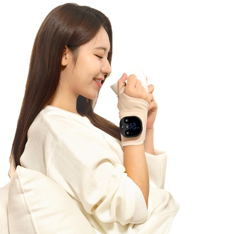 Portable USB Rechargeable Wireless Wrist Massager Removable Massage Protective Gear Relaxation Heating Breathable Wrist Guard