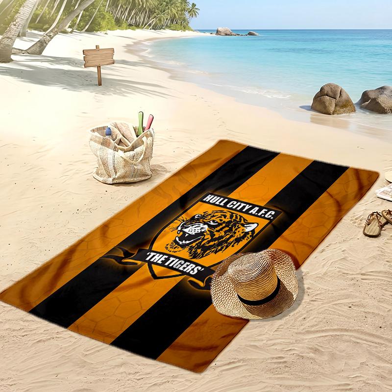 Telo Mare Stampa Hull FC Morbido Portatile Asciugatura Rapida?Asciugamano Asciutto Per Piscina Vacanza Estiva Sport all'Aperto