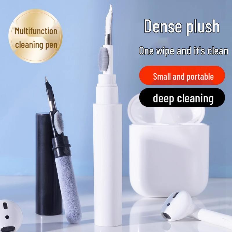 Bluetooth Headset & Phone Receiver Cleaning Pen - Multifunction Dust Removal Tool with Brush