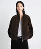 Labelarchive W Paz 90’S Cow Suede Blouson Saddle Brown