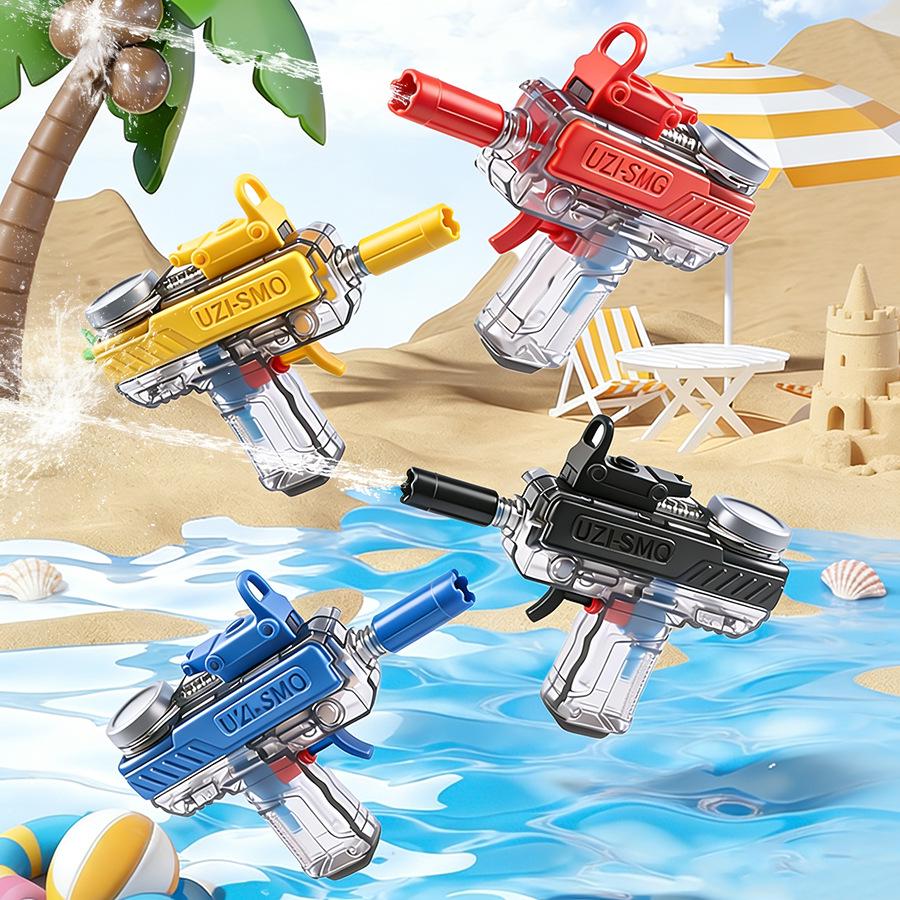 UZI Mini Tech Mechanical Water Squirt Gun Toy for Kids