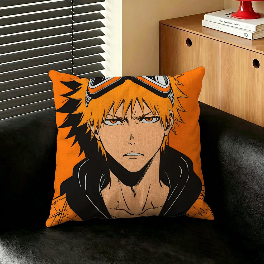 Anime BBLEACH Cushion Cover Creative Pillowcases for Interior Decoration Office Living Room Home Car Hot