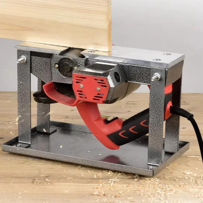 Portable Flip Bracket Holder Electric Planer Woodworking Guide Support Labor-saving Accessories