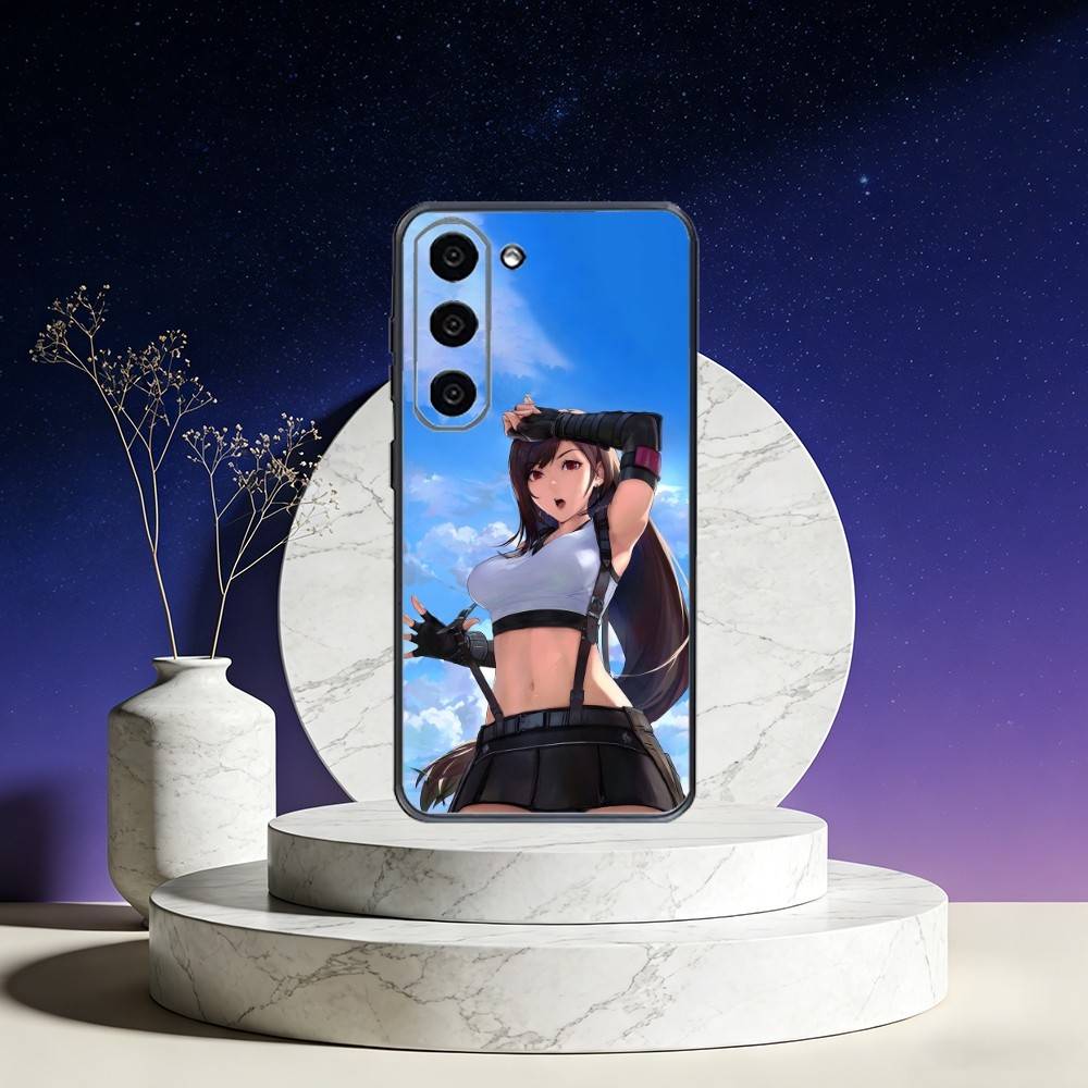 

Game FF T-Tifa L-Lockhart-S Phone Case For Samsung Galaxy A73,A72,A71,A70,A53,A52,A51,Others Soft Black Cover Samsung a40