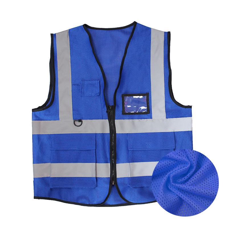 High-Visibility Reflective Safety Vest for Traffic and Construction Workers