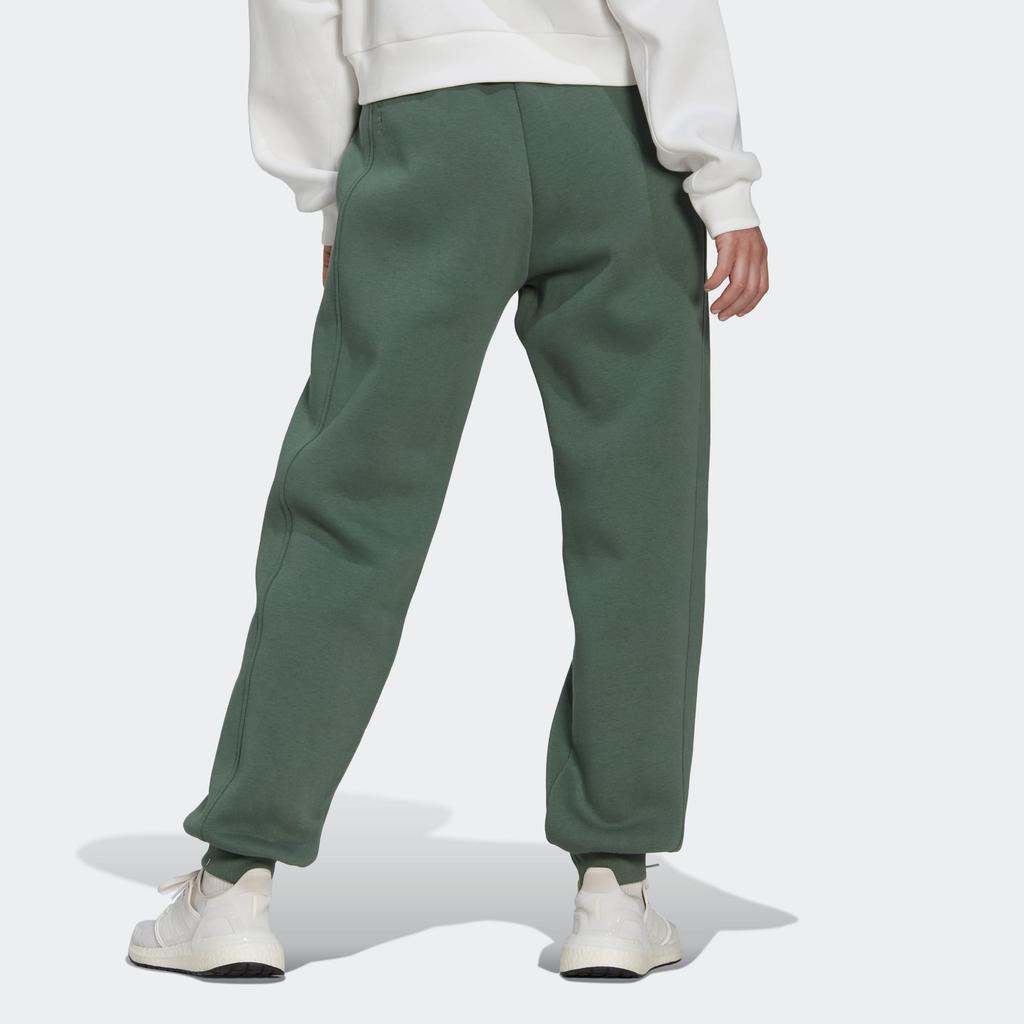 adidas All Season Pants With Logo Embroidery Women Pants Green HK0443