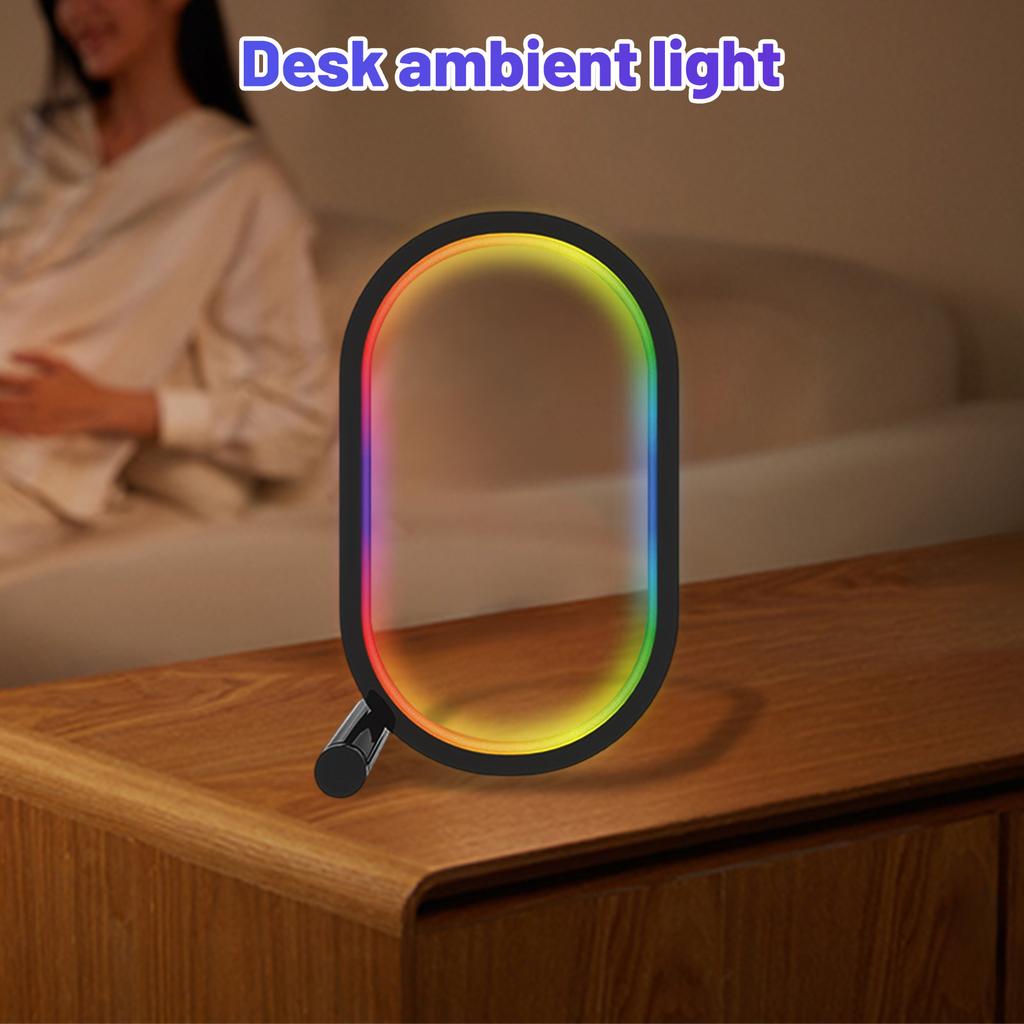 Smart WIFI Creative Desk Lamp RGB Colorful Desktop Ambient Light Gaming Desktop Ornament Lamp