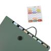 8 Layers A4 File Folder PP Expanding File Organizer Portable Document Storage Bag