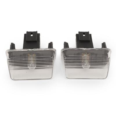 2PCS Rear License Plate Light Clear Lens High Illumination 6340.A3 Replacement for Peugeot 206 207