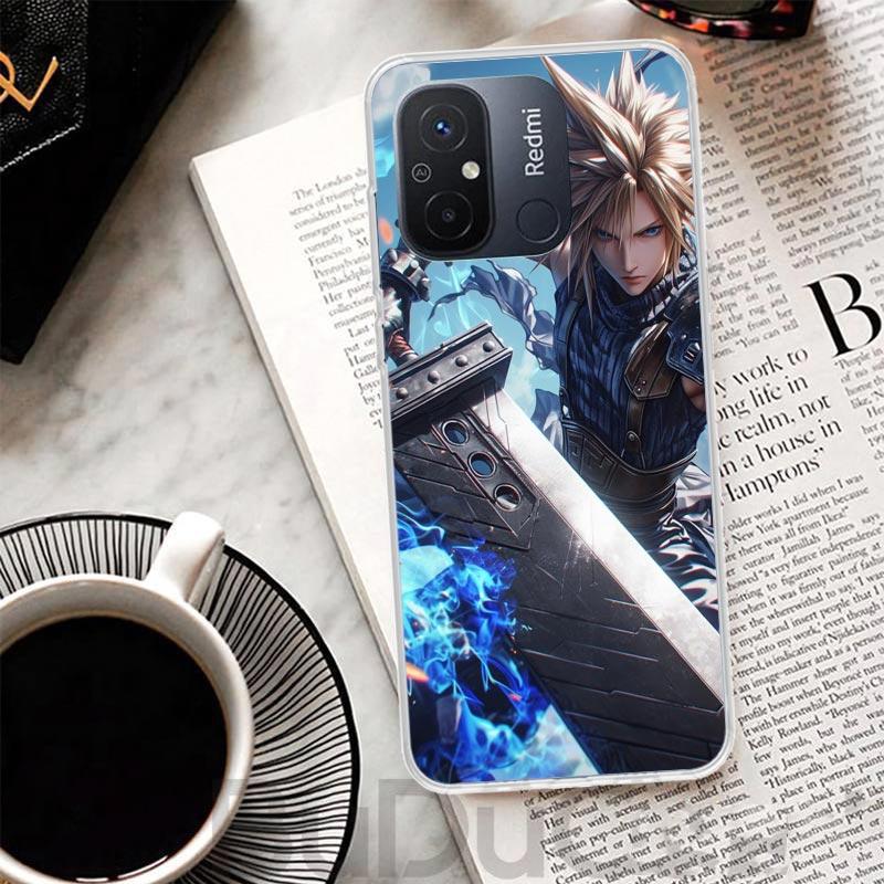 Final Fantasy FF VII Cover For Xiaomi Redmi 14C 13 13C 12 12C 10 10C 9 9C 9T 9A Phone Case 10A 8A 8 7A 7 6A 6 Pro K70 K60 K40 12