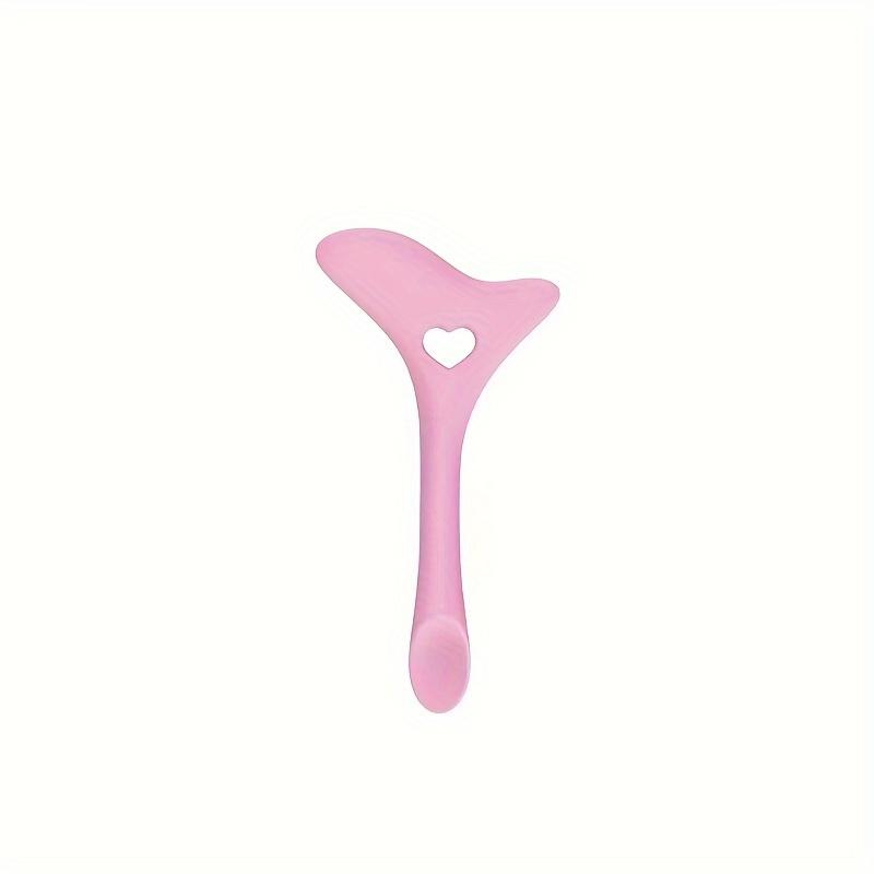 

1 шт. Многофункциональные инструменты для макияжа глаз, силиконовые трафареты для подводки глаз, аппликатор для теней и помады, инструмент для подводки глаз, подходит для начинающих розовый