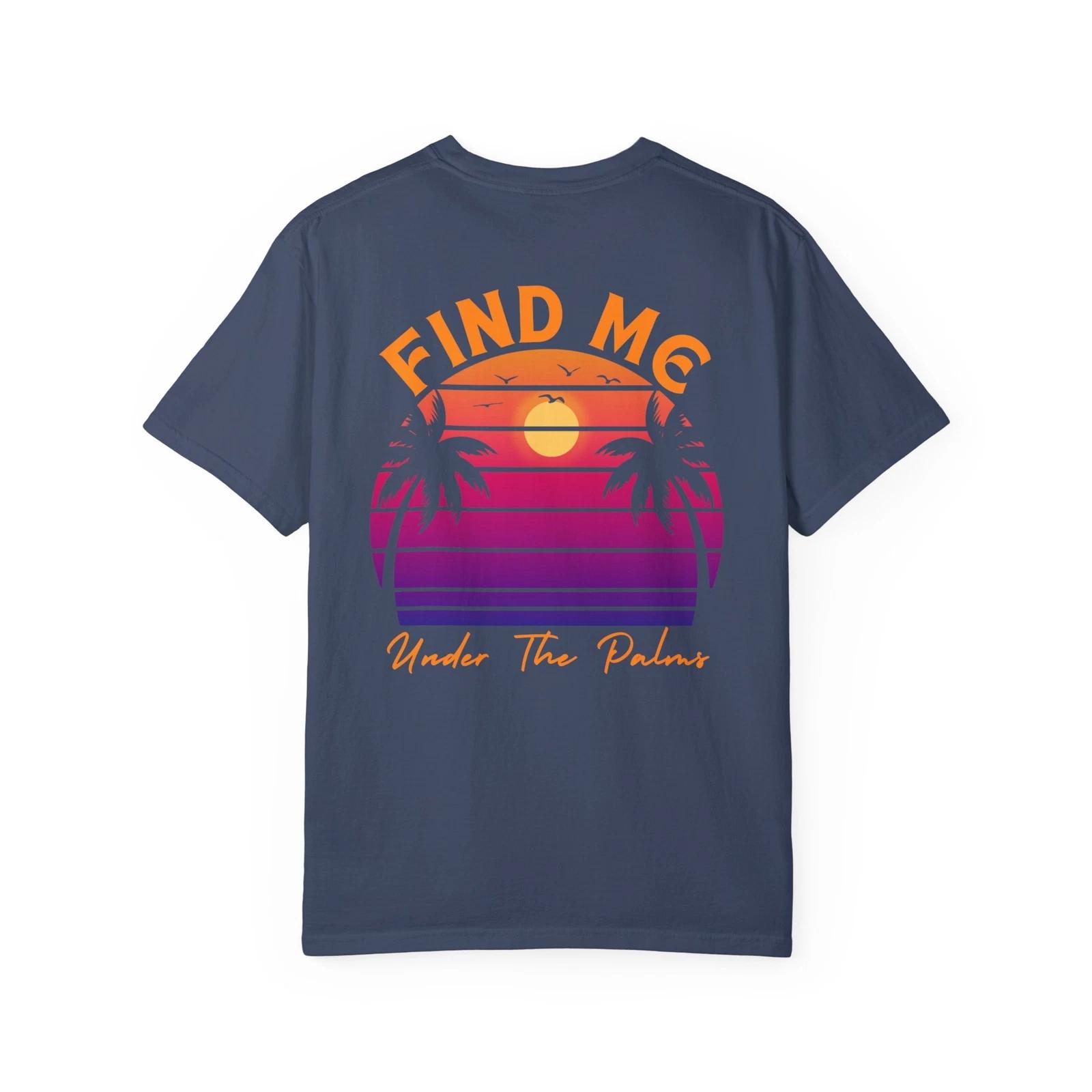 Bali T shirt Palm Tree Tee Shirt Unisex Island T shirt Vacation Sun and Sea 2XL
