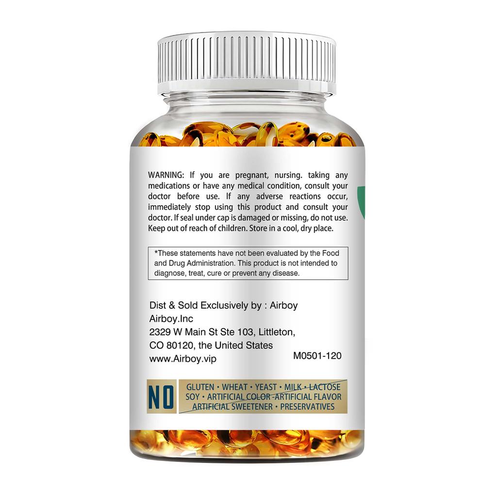 Airboy Immune Support Supplement Contains 1000 Mg Vitamin C, Zinc, Elderberry Extract, Ginger Root, and Beta-Carotene.