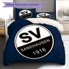 SV Sandhausen Bedding Quilt Set Quilt Cover Pillowcase Home Decoration Birthday Gift (1 * duvet cover + 2 * pillowcase, without core)