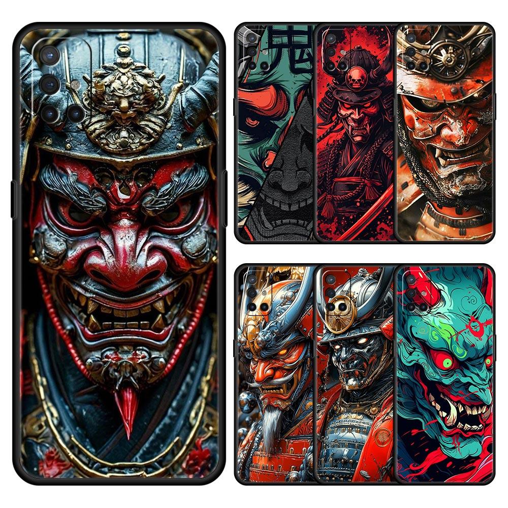 Phone Case For OnePlus 15 13 12 11 10 9 8 7T Pro 13T 13R 12R 10R 9RT 8T Nord 2T CE 2 3 5G Lite Cover Japan Ghost Face Samurai