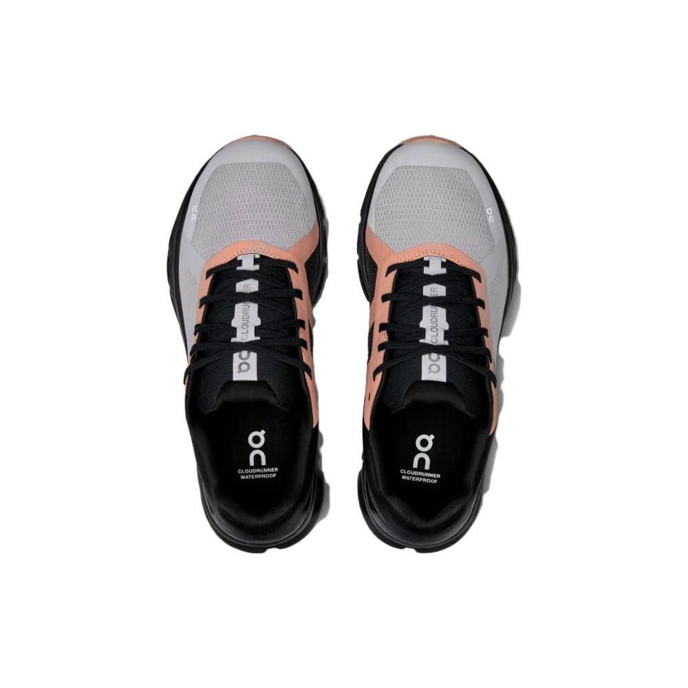 On Cloudrunner Cushioning Slip Resistant Abrasion Resistant Waterproof Low top Running Shoes Women's Black 52.98051