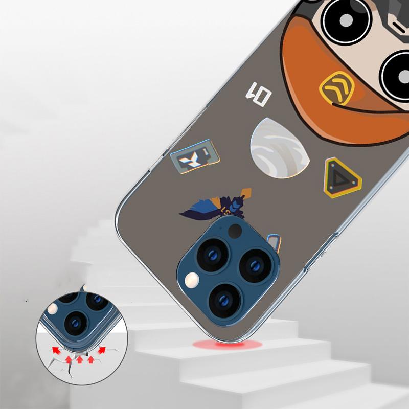 Game Valorant Cute Phone Case For iPhone 17 Air 16 Pro Max 16E 15 + 14 Plus 11 12 13 Mini 7 8 SE Gift Print Cover Fundas 16 Pro