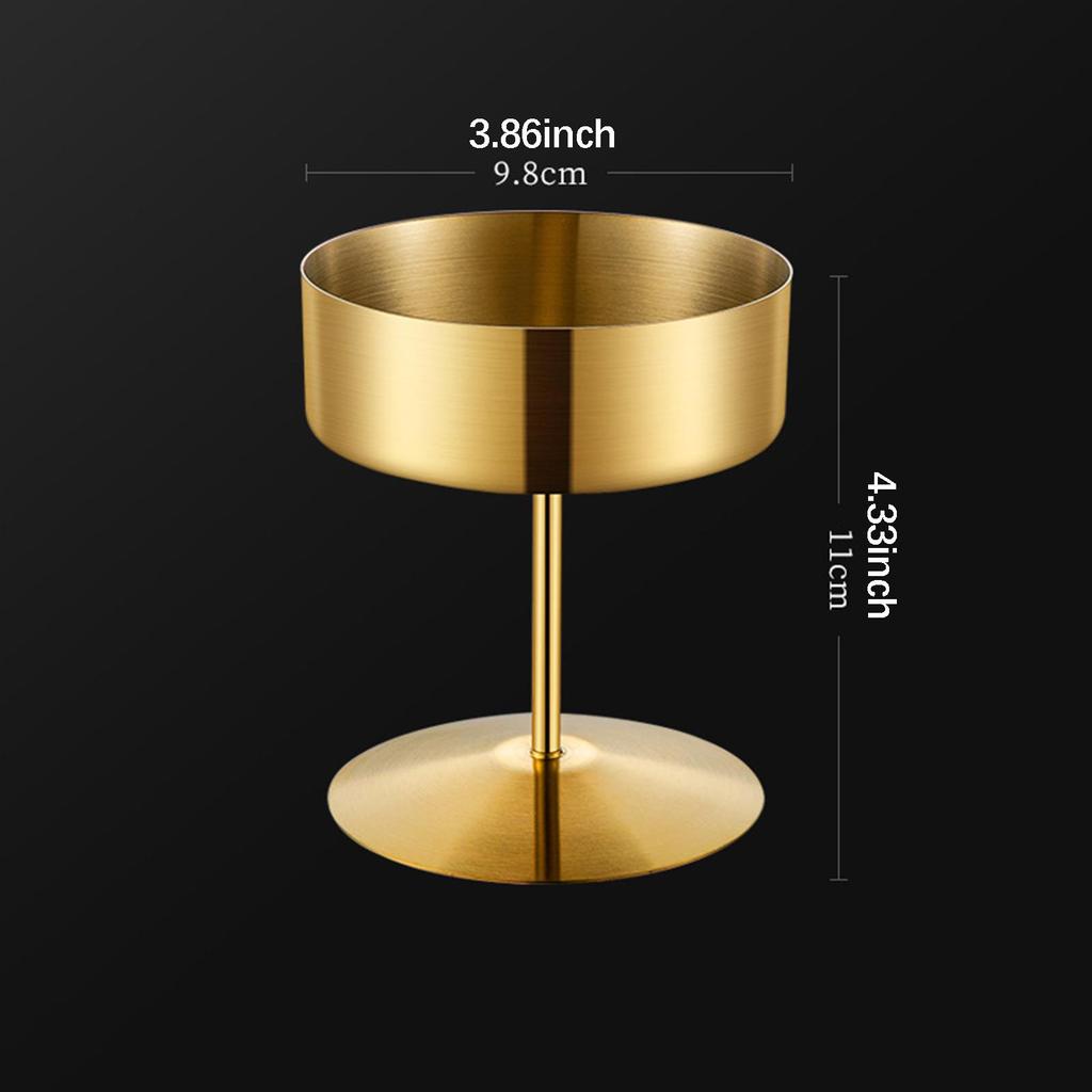 Stainless Steel Dessert Cup Sundae Bowl Ice Cream Cup for Picnic KTV Wedding