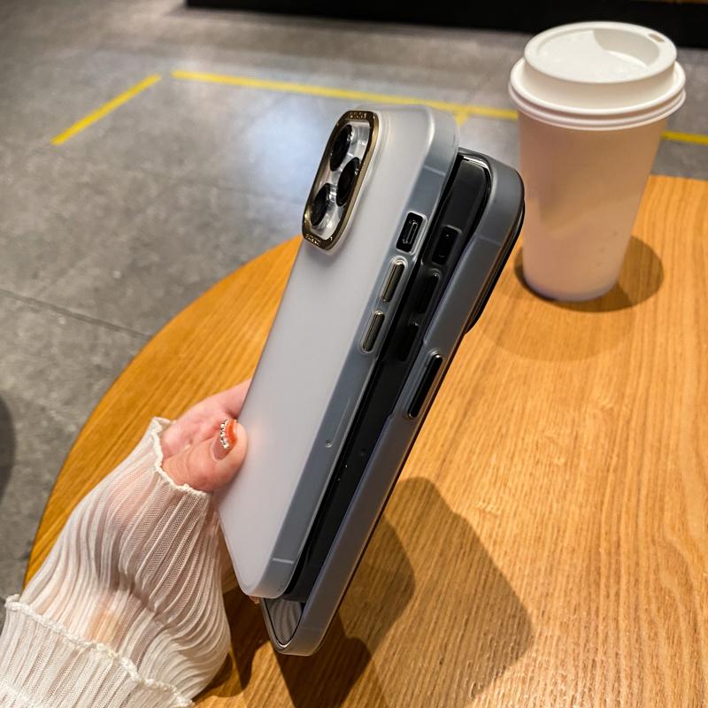 Shockproof Metal Camera Frame Case For Iphone 14 Pro Max 13 12 Pro Max Armor Matte Transparent Back Cover For Iphone 14 Cases