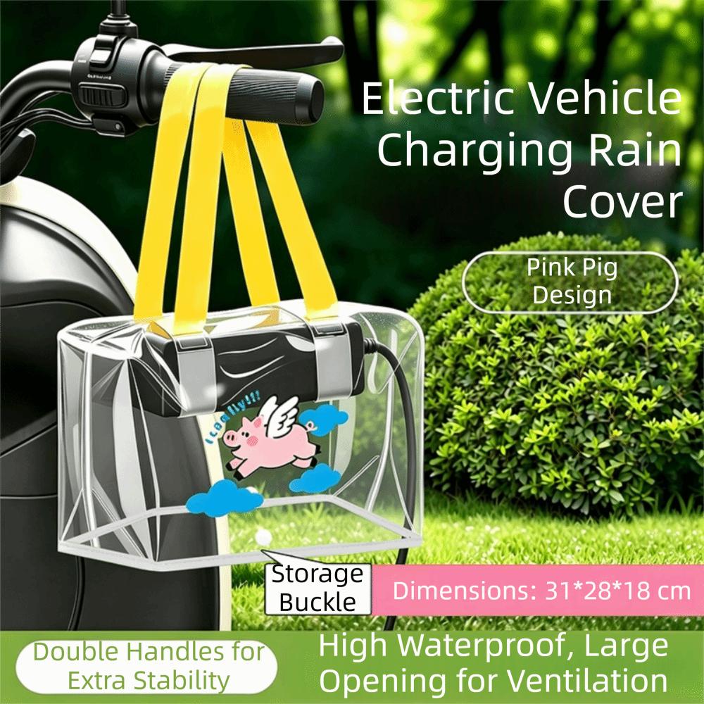 Dustproof Electric Scooter Charger Pouch Thicken Plug Socket Protection Organizer Storage