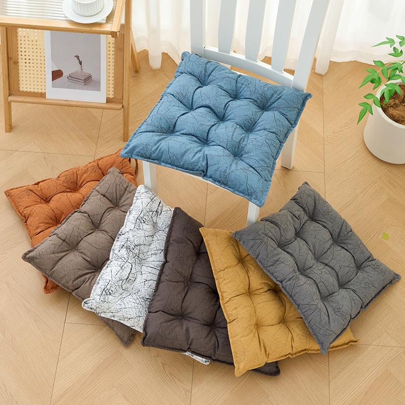 Luxurious Tech Fabric Tatami Chair Cushion - Heightening Seat for Home & Dining