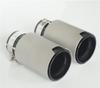 2 buc Universal ID 63MM OD 89MM Capete Finale Eșapament Auto pentru BMW 2.5'' intrare, 3.5'' ieșire Cu Logo