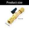 Corrosions Resistant Brass Water Connector Featuring Integrated Valves Switches For Quick Shutoff