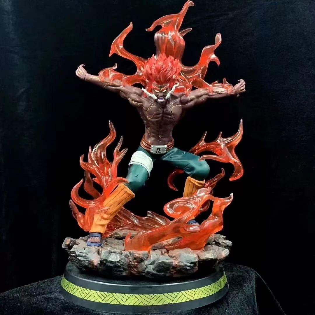 

NARUTO Anime Figure Battle Night Guy GK Model Toy Doll PVC Statue Collection Boy Birthday Decoration Gifts