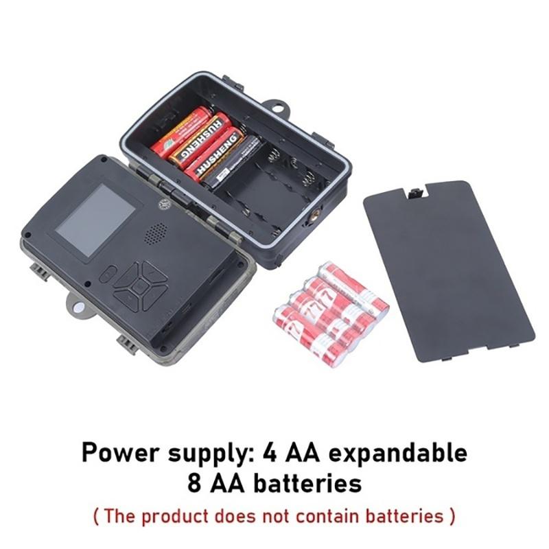 HD 1080P Hunting Trail Camera Wildlife Scouting Infrared Night Vision IP66 Waterproof HD Infrared Tracking Field Detection Camera Outdoor Camcorder