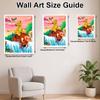 Disney diamond painting 5D round diamond full of diamonds DIY handmade stickers, home decoration paintings Lion King Simba Timon Pumbaa waterfall.