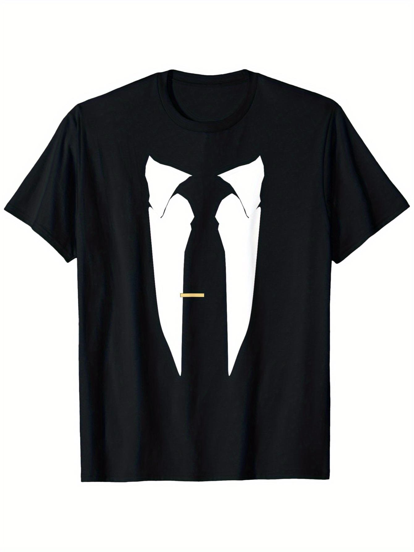 

Set-up Collar Wedding Tuxedo Prom Men s Ceremony T-shirt S