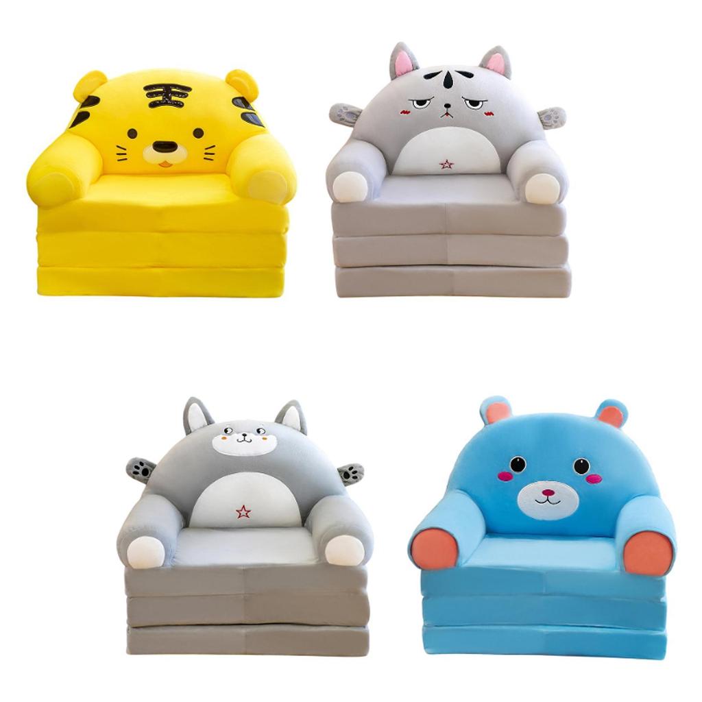Divano letto trasformabile con design animale, opzione di seduta morbida per la casa e la nursery