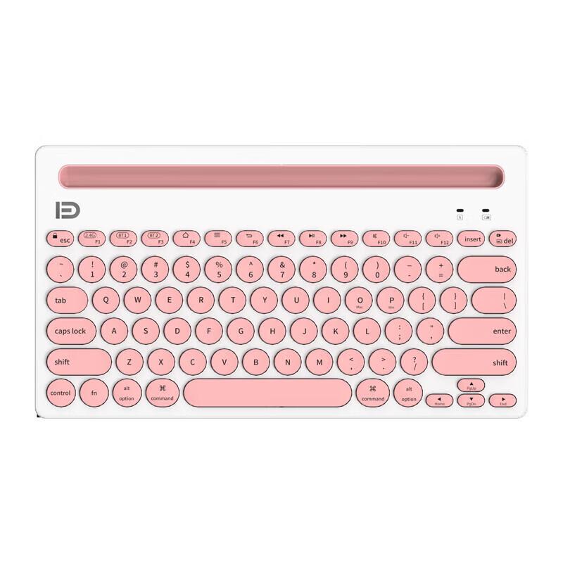 Fude IK3381T Dual-Mode Multi-Device Bluetooth Keyboard